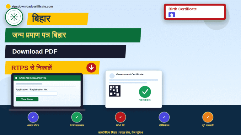 Birth Certificate Download Bihar