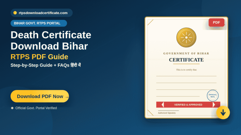 How to Download Death Certificate Online in Bihar