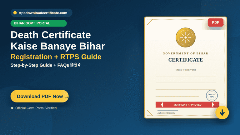How to Make Death Certificate in Bihar