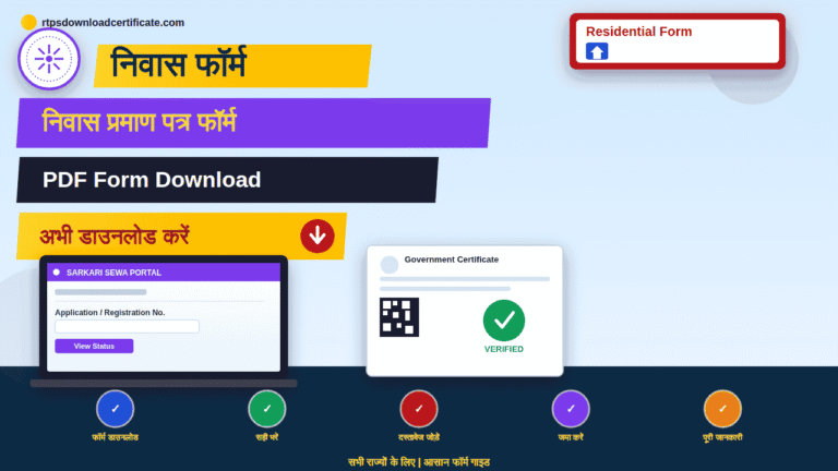 Residential Certificate Form Download