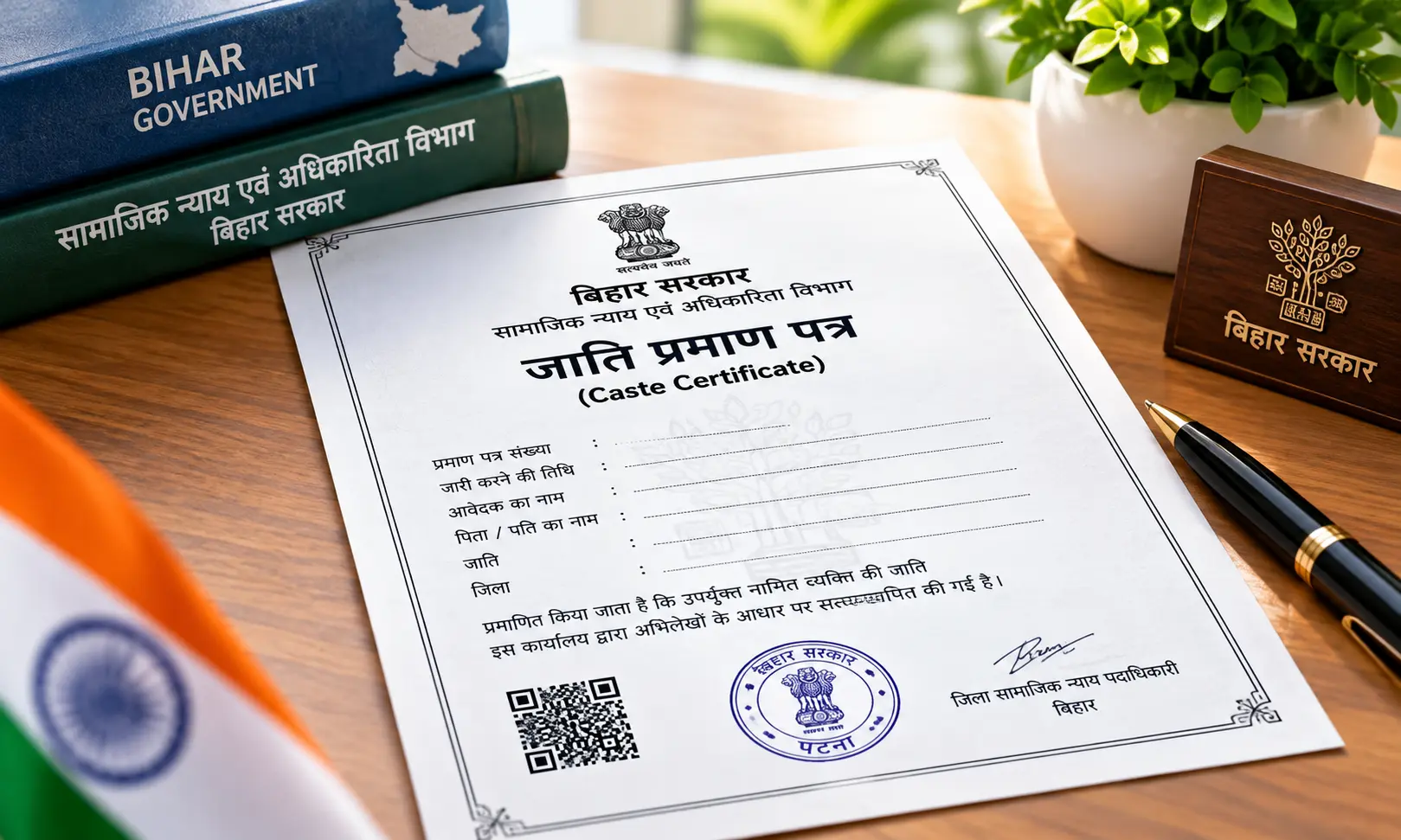 Bihar Caste Certificate