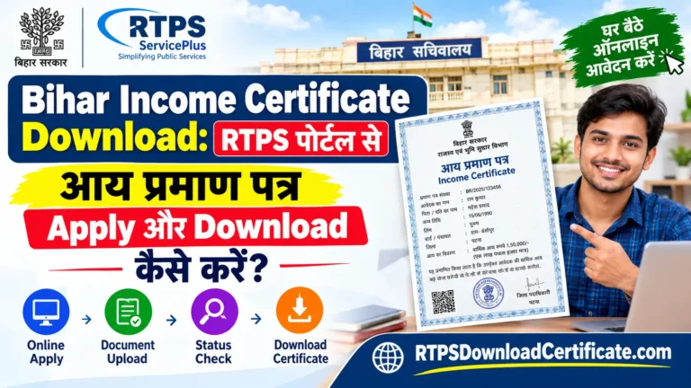 Bihar Income Certificate Download