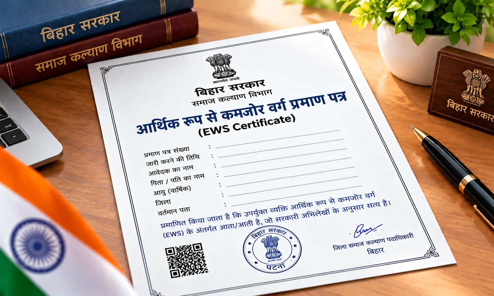 Bihar EWS Certificate